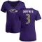 Women's Robert Griffin III Name & Number V-Neck T-Shirt - Purple