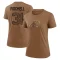 Women's Robert Rochell Legend 2023 Salute To Service Performance T-Shirt - Brown