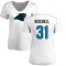 Women's Robert Rochell Name & Number Slim Fit T-Shirt - White