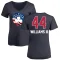 Women's Robert Williams III Name and Number Banner Wave V-Neck T-Shirt - Navy