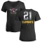 Women's Roberto Clemente Midnight Mascot V-Neck T-Shirt - Black