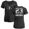 Women's Robin Ventura Midnight Mascot V-Neck T-Shirt - Black