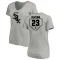 Women's Robin Ventura RBI Slim Fit V-Neck T-Shirt - Heathered Gray