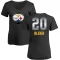 Women's Rocky Bleier Midnight Mascot T-Shirt - Black