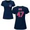 Women's Rod Beck Name & Number T-Shirt - Navy