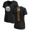 Women's Rod Woodson Backer Slim Fit T-Shirt - Black