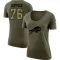 Women's Rodger Saffold Legend Salute to Service Scoop Neck T-Shirt - Olive