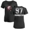 Women's Ron Marinaccio Midnight Mascot V-Neck T-Shirt - Black