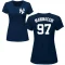 Women's Ron Marinaccio Name & Number T-Shirt - Navy