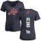 Women's Ronald Acuna Jr. Backer Slim Fit T-Shirt - Navy