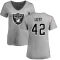 Women's Ronnie Lott Name & Number Slim Fit T-Shirt - Ash