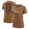 Women's Ronnie Perkins Legend 2023 Salute To Service Performance T-Shirt - Brown