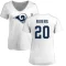 Women's Ronnie Rivers Name & Number Slim Fit T-Shirt - White