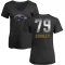 Women's Ronnie Stanley Midnight Mascot T-Shirt - Black