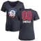 Women's Royce O'Neale Name and Number Banner Wave V-Neck T-Shirt - Navy