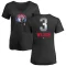 Women's Russell Wilson Midnight Mascot V-Neck T-Shirt - Black