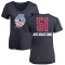 Women's Ryan Arcidiacono Name and Number Banner Wave V-Neck T-Shirt - Navy