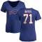 Women's Ryan Bates Name & Number Slim Fit T-Shirt - Royal