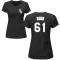 Women's Ryan Burr Name & Number T-Shirt - Black