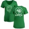 Women's Ryan Dempster Dubliner Name & Number V-Neck T-ShirtKelly - Green