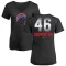 Women's Ryan Dempster Midnight Mascot V-Neck T-Shirt - Black