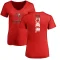 Women's Ryan Neal Backer Slim Fit T-Shirt - Red