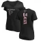 Women's Ryan Neuzil Backer Slim Fit T-Shirt - Black