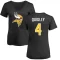 Women's Ryan Quigley Name & Number Slim Fit T-Shirt - Black