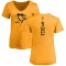 Women's Ryan Shea One Color Backer T-Shirt - Gold