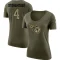 Women's Ryan Stonehouse Legend Salute to Service Scoop Neck T-Shirt - Olive