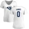 Women's Sam James Name & Number Slim Fit T-Shirt - White