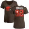 Women's Sam Kamara Name & Number Slim Fit T-Shirt - Brown