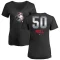 Women's Sam Moll Midnight Mascot V-Neck T-Shirt - Black