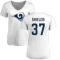 Women's Sam Shields Name & Number Slim Fit T-Shirt - White