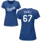 Women's Samir Duenez Name & Number T-Shirt - Royal