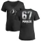 Women's Sammy Peralta Midnight Mascot V-Neck T-Shirt - Black