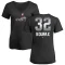 Women's Sandy Koufax Midnight Mascot V-Neck T-Shirt - Black