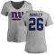 Women's Saquon Barkley Name & Number Slim Fit T-Shirt - Ash