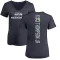 Women's SaRodorick Thompson Jr. Backer Slim Fit T-Shirt - Navy