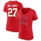 Women's Scott Mellanby 2023 Eastern Conference Champions Goal Tender V-Neck T-Shirt - Red