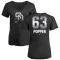 Women's Sean Poppen Midnight Mascot V-Neck T-Shirt - Black