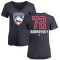 Women's Sergei Bobrovsky Name and Number Banner Wave V-Neck T-Shirt - Navy