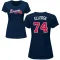 Women's Seth Elledge Name & Number T-Shirt - Navy