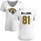 Women's Seth Williams Name & Number Slim Fit T-Shirt - White