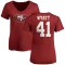 Women's Shae Wyatt Name & Number Slim Fit T-Shirt - Red