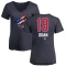 Women's Shane Doan Name and Number Banner Wave V-Neck T-Shirt - Navy