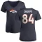 Women's Shannon Sharpe Name & Number Slim Fit T-Shirt - Navy