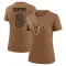 Women's Shaquill Griffin Legend 2023 Salute To Service Performance T-Shirt - Brown