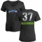 Women's Shaun Alexander Midnight Mascot T-Shirt - Black