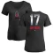 Women's Shohei Ohtani Midnight Mascot V-Neck T-Shirt - Black